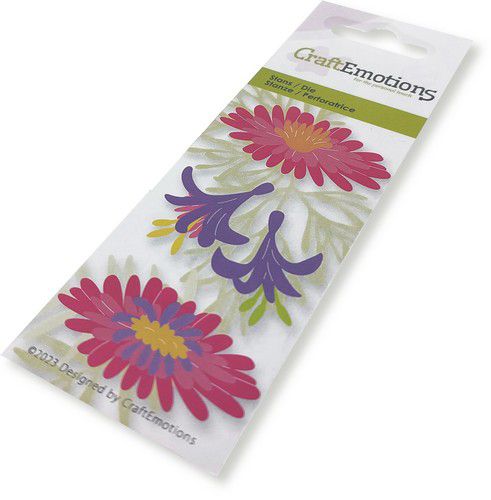 115633/0295 CraftEmotions die Dried Flower 2 3D cutting die blomster fingerbøl margueritter