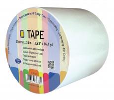 3.3220 Clear Doubled sided tape roll 15m x100mm dobbeltklæbende tape til die cuts