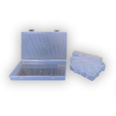 hobbygros-storage-plastic-storage-box-ss106 (2) Opbevaringsbokse låg Shakerfyld Scrapopbevaring Scraprester Inddeling Overblik