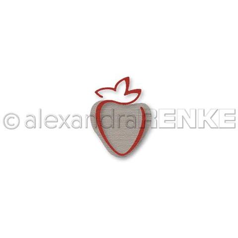 D-AR-C0047 Alexandra Renke dies Artist Strawberry 1 jordbær cutting die
