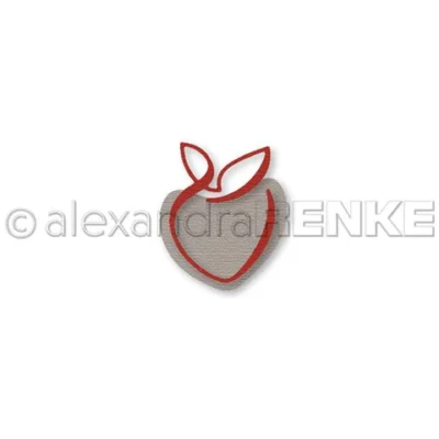 D-AR-C0048 Alexandra Renke dies Artist Strawberry 2 cutting die jordbær