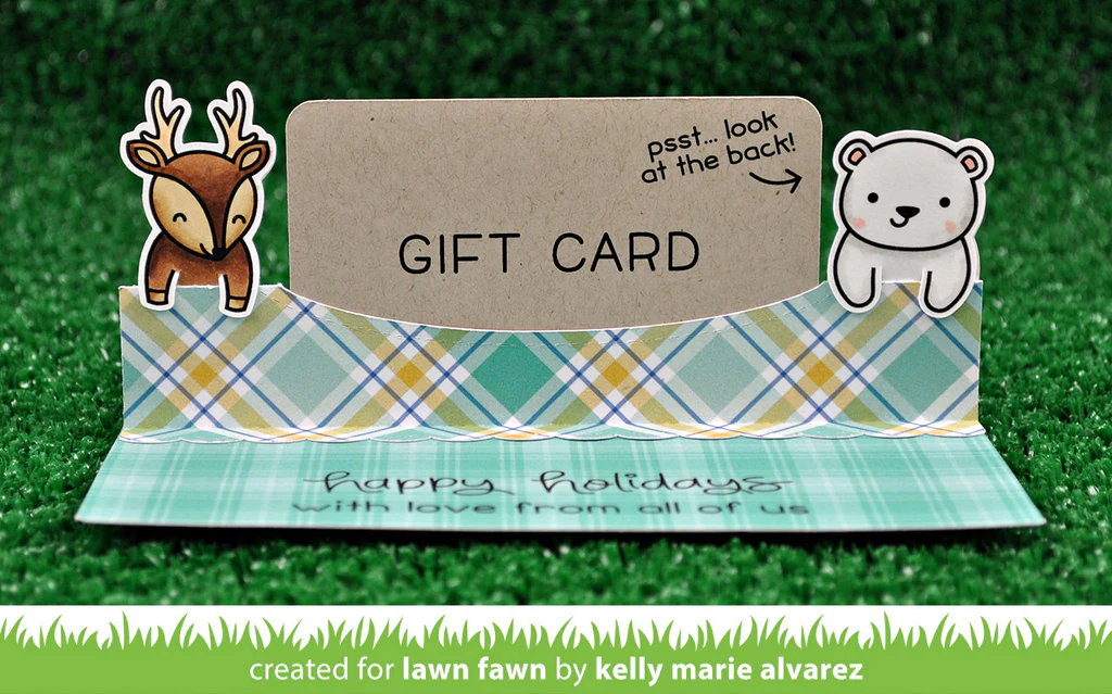 LF1499 Lawn Fawn die Gift Card Pop-Up gavekort holder