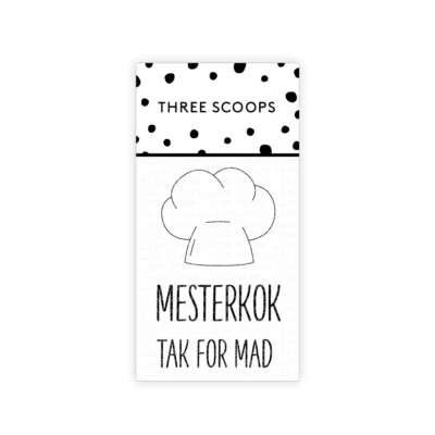 TSSL1131 Three Scoops stempel Mesterkok stempel stempler masterchef tak for mad tekster kokkehue kokkejakke