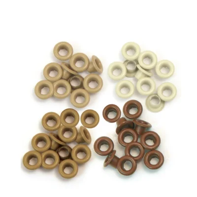 41581-7 We R Memory Keepers Standard Eyelets Brown 60 pcs. crop-a-dile brun