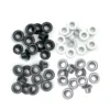 41582-4 We R Memory Keepers Standard Eyelets Grey 60 pcs. grå eyelets sort hvide crop-a-dile