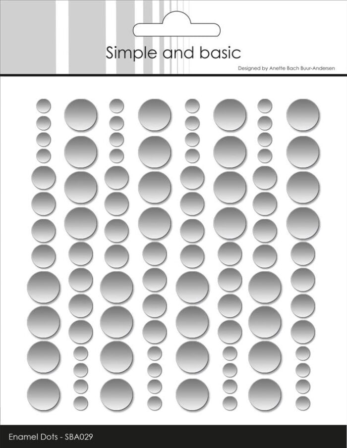 simple-and-basic-enamel-dots-metallic-silver-matte-sba029 Sølv halvperler