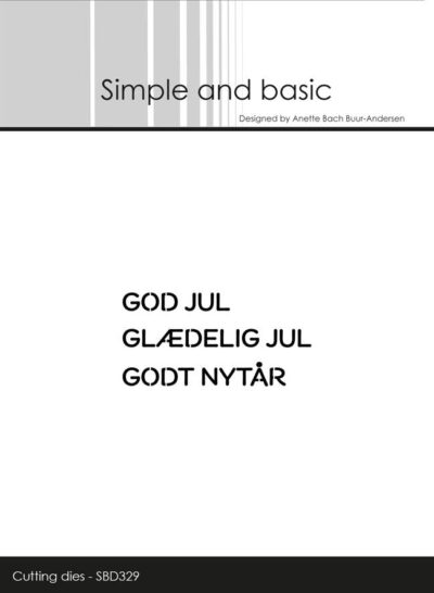 simple-and-basic-die-cut-words-danske-tekster-5-sbd329 Glædelig God Jul Godt Nytår Tekster