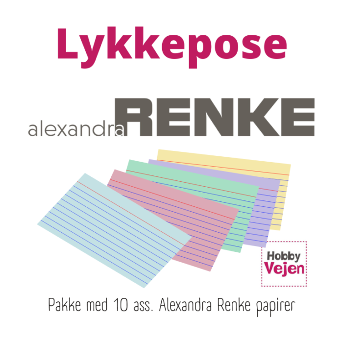 Alexandra Renke Lykkepakke lykkepose karton papir