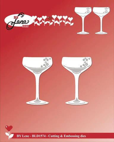 BLD1574 By Lene die Champagne Glasses chamapgne glas nytår