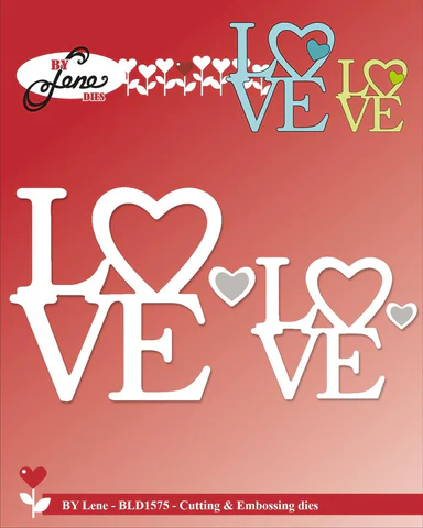 BLD1575 By Lene die Love kærlighed hjerter tekster