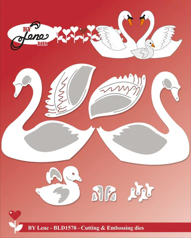 BLD1578 By Lene die Swans den grimme ælling svane eventyr svaner