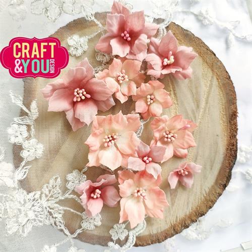 CW245 Craft & You dies Hydrangea 2 hortensia blomster krans pynt