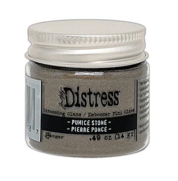 TDE79187 Tim Holtz Distress Embossing Glaze Pumice Stone grå embossing pulver