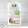 TSSS039 Three Scoops stempel "Sushi" nigiri sushiris i like the way you roll gyoza lykkekage inside-out soja soya sovs spisepinde ingefær wasabi paste