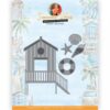 YCD10317 Yvonne Design Dies Beach House strandhus sommerhus livredder krans badering muslingeskal konkylie søstjerner