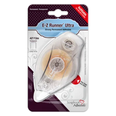 01234-6 E-Z Runner - ULTRA - Permanent STRONG Adhesive tape dobbeltklæbende tape ekstra stærk