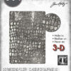 666296 Sizzix Tim Holtz Multi Level Embossing Folder Reptile slangeskind alligator krokodilleskind