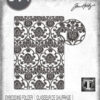 666388 Sizzix Tim Holtz Multi Level Embossing Folder Tapestry tapet damask struktur præge karton papir