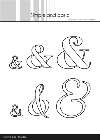 SBD339 Simple and Basic die Ampersand & tegn et og tegn ikoner