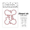 Three Scoops STAMPCUT TSCD0271 Cykler Damecykel Herrecykel Bedstemorcykel Forkurv