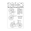 Three Scoops STEMPEL TSSM0259 - Cykler Bedstemorcykel Balance Hygge Cykeltur Forkurv