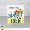 Three Scoops STEMPEL TSSM0259 - Cykler Bedstemorcykel Balance Hygge Cykeltur Forkurv Three Scoops STEMPEL TSSM0263 - Pige gartner Havegrej Skovl rive blomsterkasse potte Flagbanner Vimpel Sløjfe haveredskaber