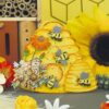 YCD10318 Yvonne Design dies Bee Hive bikube honning bier honningbier hvepse