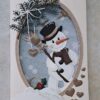 Spruce grangren by lene dies Juletræ Snemand By Lene die - BLD1592 "Snowman" snemand høj hat, stok, halstørklæde og gulerodsnæse.