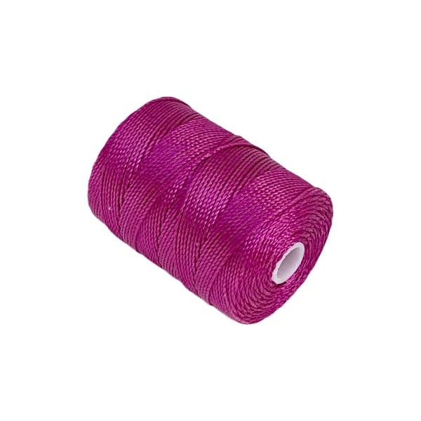 CD-GA-035 Creative Depot Nylongarn Magenta lyserød pink nylonsnor snørre snøre farvet snor til kortlavning