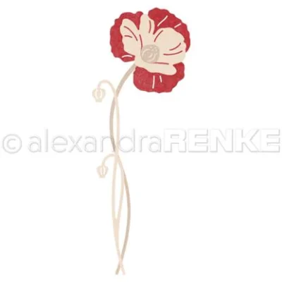 D-AR-FL0246 Alexandra Renke Design die Layered Flower #6 lagdelte blomster