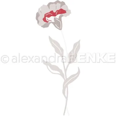 D-AR-FL0252 Alexandra Renke Design die Layered Flower #12 lagdelte blomster