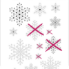 SBD351 Simple and Basic die Snowflakes - Outline for SBC165 Passer til dies