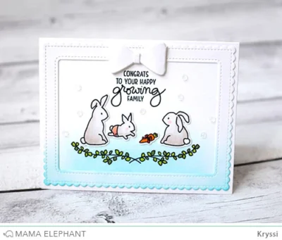 Mama Elephant die Madison Avenue tag banner