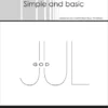 SBC163 Simple and Basic clearstamp God Jul jule tekster julekort