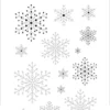 SBC165 Simple and Basic clearstamp Snowflake Background snefnug iskrystaller stempel stempler baggrund