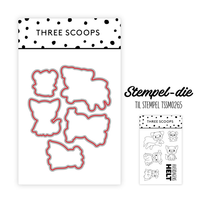 ThreeScoops_STAMPCUT_TSCD0281_Superhelte kæledyr - TSSM0265_59kr cutting die kat hund hamster mus