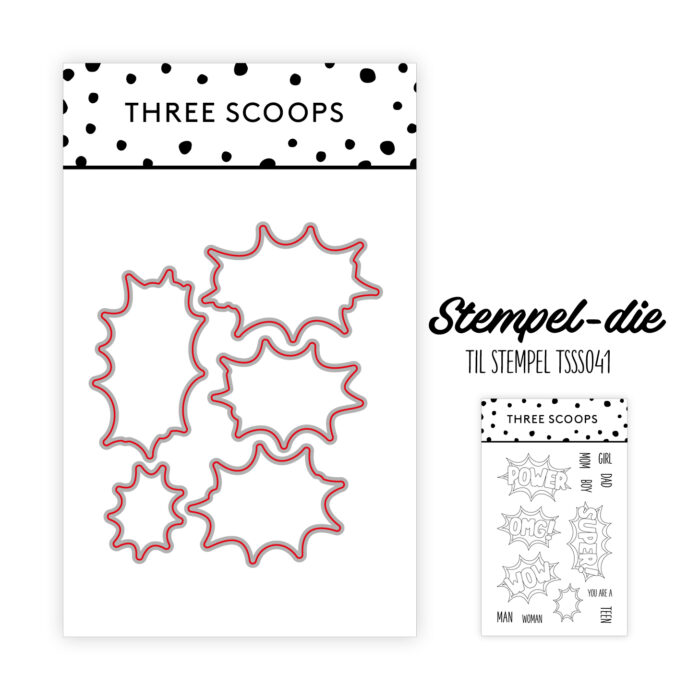 ThreeScoops_STAMPCUT_TSCD0283_Superhelte ord - TSSS041_95kr tegne serie cartoon