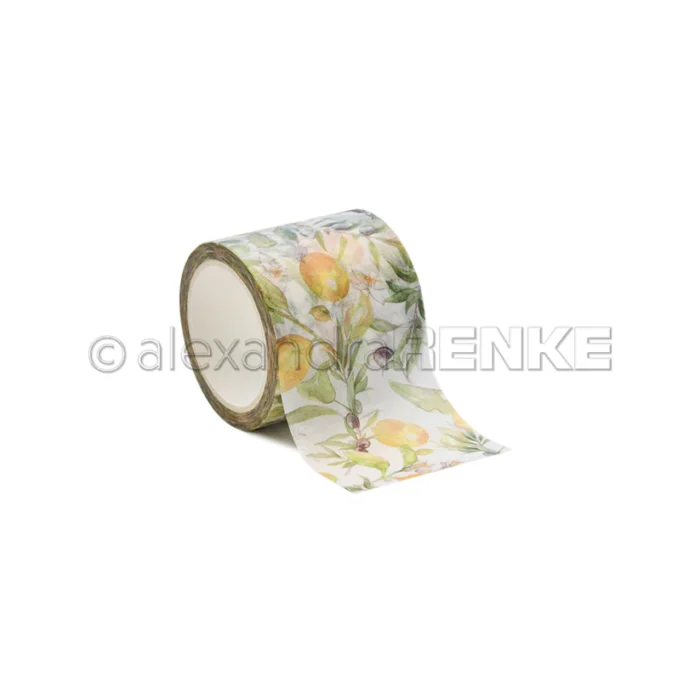 Wt-AR-FL0081 Alexandra Renke washi tape Zitronen & Oliven citroner oliven washitape