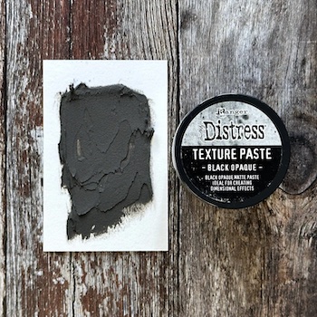 tshk84471 Tim Holtz Distress Texture Paste Black Opaque sort paste tekstur