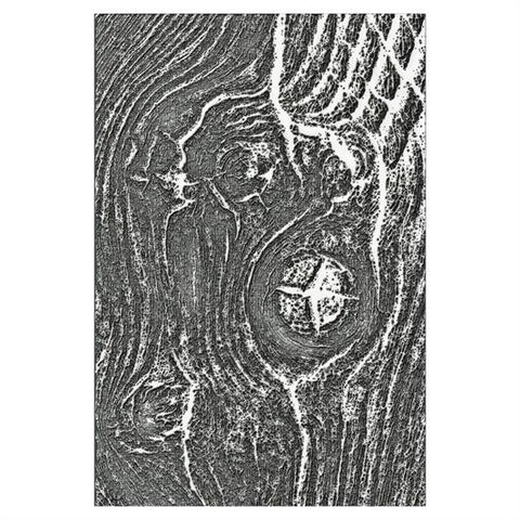 666297 Sizzix Tim Holtz embossing folder Woodgrain træstruktur træoverflade