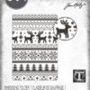 666340 Sizzix Tim Holtz embossing folder Holiday Knit julesweater mønster