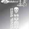 BLD1604 By Lene Dies Skeleton skelet halloween