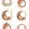 MB0211 Marianne Design 3D Sheets Mattie's Autumn Wreaths efterårs kranse klippeark 3D ark