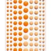 PL4528 Marianne Design enamel dots Duotone Orange orange klistermærker dots prikker pletter