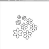 SBD357 Simple and Basic die Lovely Flowers blomster poinsettia julestjerner