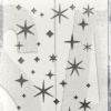 TH-S173 Stampers Anonymous Tim Holtz layered stencils Twinkle skabelon stjerner glimmer glitter