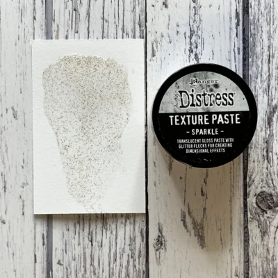 TSCK84495 Tim Holtz Distress Texture Paste Sparkle glimmer paste glitter guld gyldent