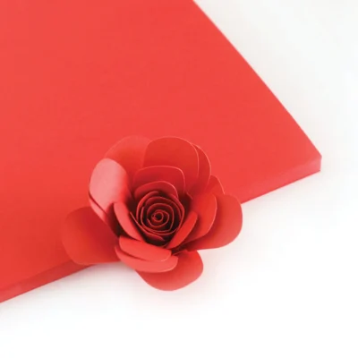 The Stamp Market Cardstock Cherry Kisses rød karton papir