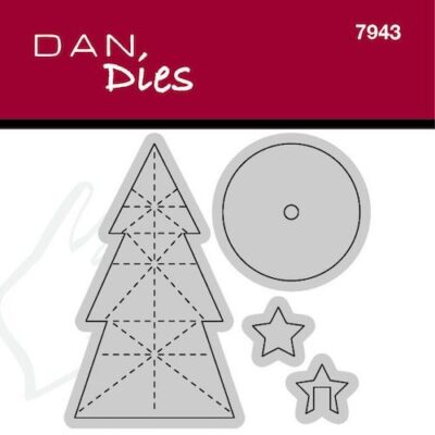 7943 Dan Dies die Juletræ Lille 3D juletræ julepynt