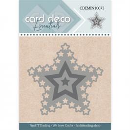 CDEMIN10073 Card Deco Mini Dies Stars card deco mini serie stjerne med stjernekant